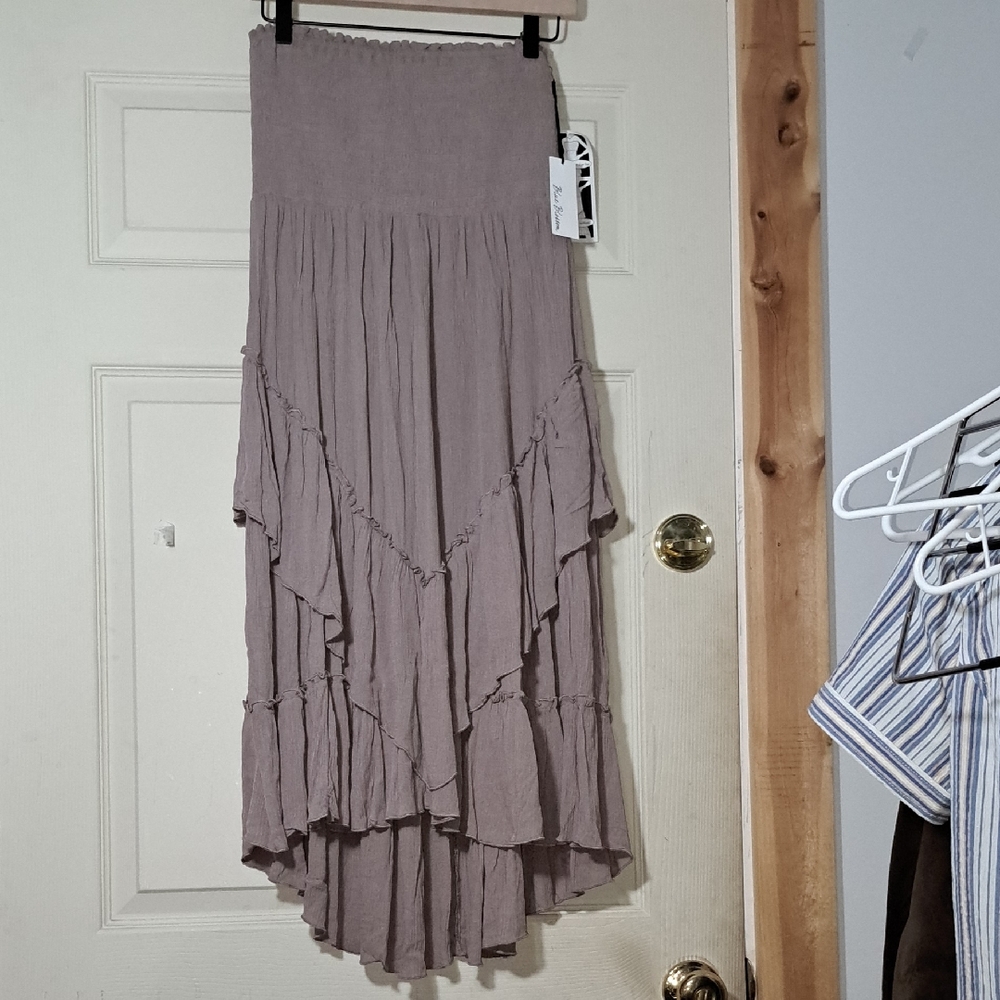 Elegant Lavender Women's Maxi Skirt